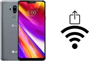 Générer un QR code avec la clé Wifi sur un LG G7 ThinQ