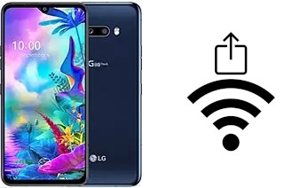 Générer un QR code avec la clé Wifi sur un LG V50S ThinQ 5G