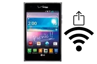 Générer un QR code avec la clé Wifi sur un LG Intuition