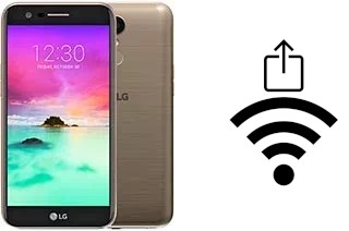 Générer un QR code avec la clé Wifi sur un LG K10 (2017)