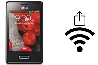 Générer un QR code avec la clé Wifi sur un LG Optimus L3 II E430