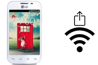 Générer un QR code avec la clé Wifi sur un LG L40 Dual