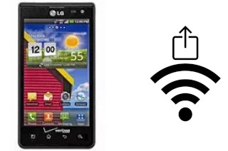 Générer un QR code avec la clé Wifi sur un LG Lucid 4G VS840