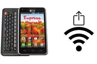 Générer un QR code avec la clé Wifi sur un LG Mach LS860
