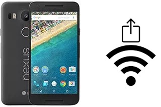 Générer un QR code avec la clé Wifi sur un LG Nexus 5X
