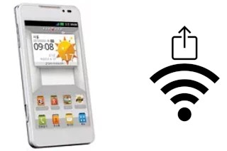 Générer un QR code avec la clé Wifi sur un LG Optimus 3D Cube SU870