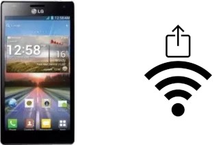 Générer un QR code avec la clé Wifi sur un LG Optimus 4X HD