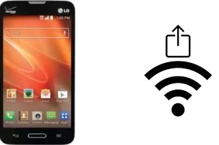 Générer un QR code avec la clé Wifi sur un LG Optimus Exceed 2
