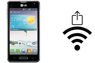 Générer un QR code avec la clé Wifi sur un LG Optimus F3