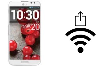 Générer un QR code avec la clé Wifi sur un LG Optimus G Pro E985