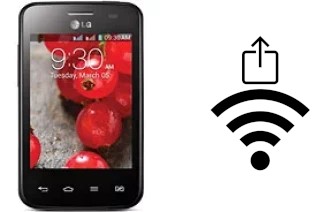 Générer un QR code avec la clé Wifi sur un LG Optimus L3 II Dual