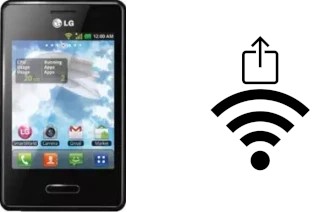 Générer un QR code avec la clé Wifi sur un LG Optimus L3 II