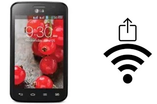 Générer un QR code avec la clé Wifi sur un LG Optimus L4 II Dual E445