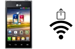 Générer un QR code avec la clé Wifi sur un LG Optimus L5 Dual E615