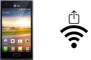 Générer un QR code avec la clé Wifi sur un LG Optimus L5