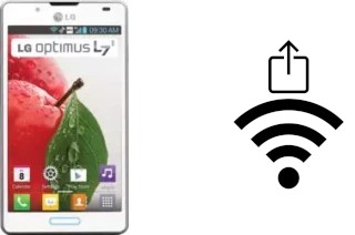 Générer un QR code avec la clé Wifi sur un LG Optimus L7 II Dual
