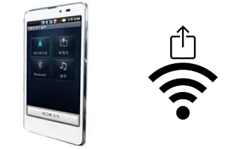 Générer un QR code avec la clé Wifi sur un LG Optimus LTE Tag