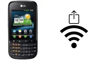 Générer un QR code avec la clé Wifi sur un LG Optimus Pro C660