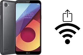 Générer un QR code avec la clé Wifi sur un LG Q6+