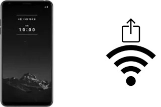 Générer un QR code avec la clé Wifi sur un LG Signature Edition 2018