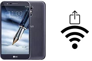 Générer un QR code avec la clé Wifi sur un LG Stylo 3 Plus