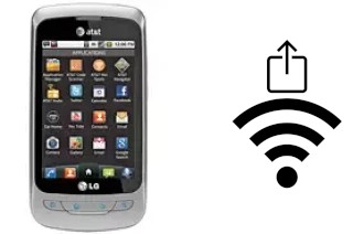 Générer un QR code avec la clé Wifi sur un LG Thrive