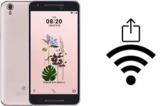 Générer un QR code avec la clé Wifi sur un LG U