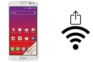 Générer un QR code avec la clé Wifi sur un LG Volt
