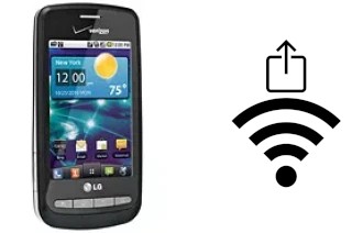 Générer un QR code avec la clé Wifi sur un LG Vortex VS660