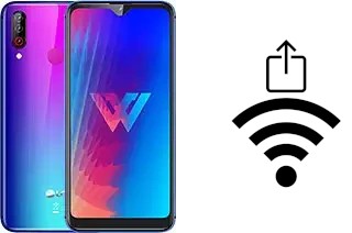 Générer un QR code avec la clé Wifi sur un LG W30