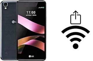 Générer un QR code avec la clé Wifi sur un LG X style