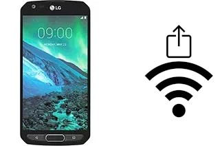 Générer un QR code avec la clé Wifi sur un LG X venture