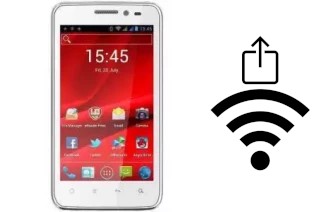 Générer un QR code avec la clé Wifi sur un MeanIT MG940A