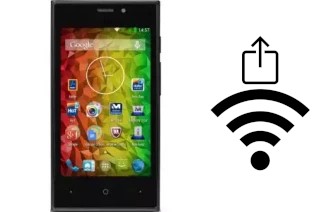 Générer un QR code avec la clé Wifi sur un Medion E4004