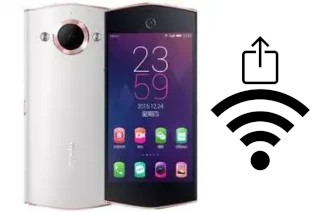 Générer un QR code avec la clé Wifi sur un Meitu M4s