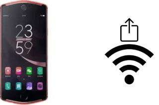 Générer un QR code avec la clé Wifi sur un Meitu M6