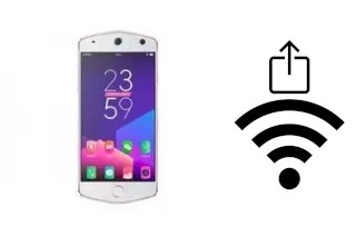 Générer un QR code avec la clé Wifi sur un Meitu M8