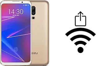 Générer un QR code avec la clé Wifi sur un Meizu 16X