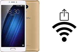 Générer un QR code avec la clé Wifi sur un Meizu M3 Max