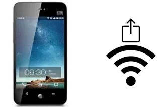 Générer un QR code avec la clé Wifi sur un Meizu MX