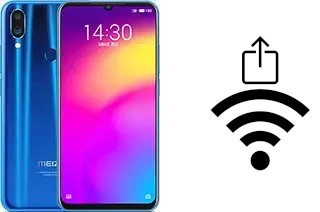 Générer un QR code avec la clé Wifi sur un Meizu Note 9