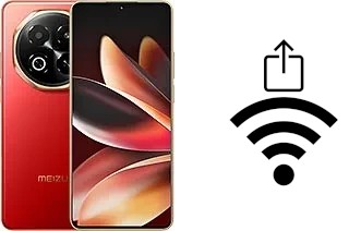 Générer un QR code avec la clé Wifi sur un Meizu Note 22 5G