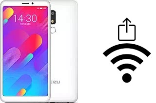 Générer un QR code avec la clé Wifi sur un Meizu V8