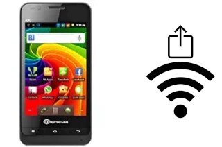 Générer un QR code avec la clé Wifi sur un Micromax A73