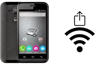 Générer un QR code avec la clé Wifi sur un Micromax Bolt S301