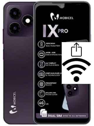 Générer un QR code avec la clé Wifi sur un Mobicel IX Pro