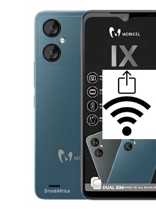 Générer un QR code avec la clé Wifi sur un Mobicel IX