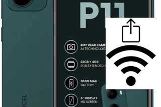 Générer un QR code avec la clé Wifi sur un Mobicel P11