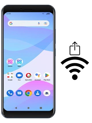 Générer un QR code avec la clé Wifi sur un Mobicel PX10