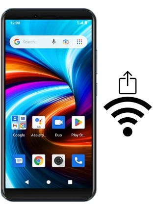Générer un QR code avec la clé Wifi sur un Mobicel PX9